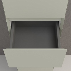 Style Line Шкаф пенал Манхэттен 36 олива – фотография-5